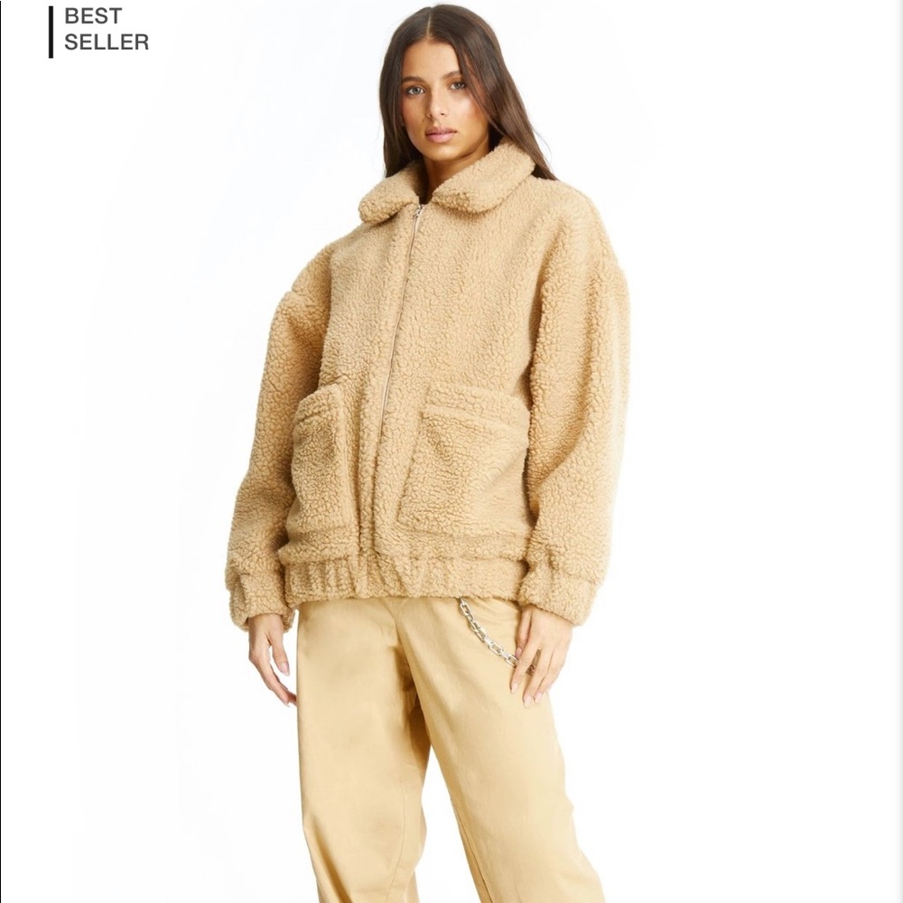 I.AM.GIA PIXIE COAT SIZE XS TEDDY SHERPA JACKET